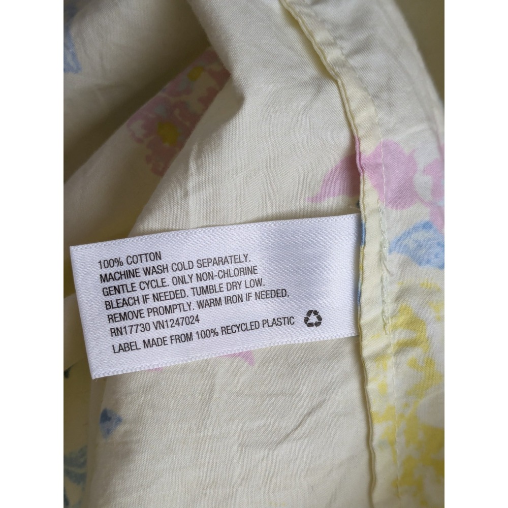 LoveShackFancy x Target Ines Yellow Floral Romantic Cottagecore Midi Dress 8 - Picture 11 of 14